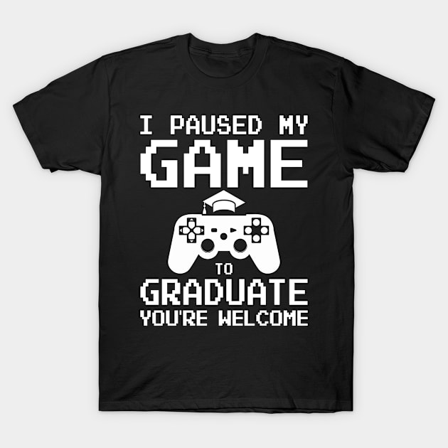 Game Lover Graduate Proud of Class of 2023 Senior Graduation T-Shirt by Gendon Design